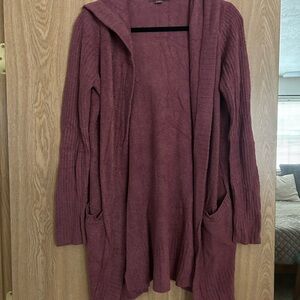 Barefoot Dreams Maroon Cardigan